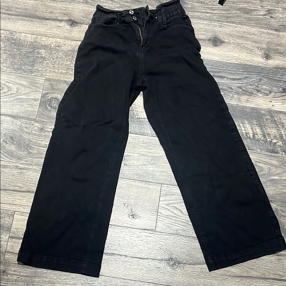 Amazon Black Relaxed Jeans High-Rise Wide-Leg